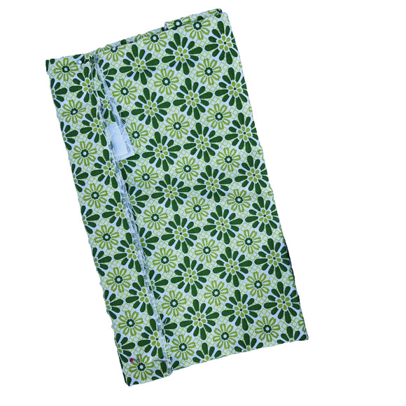 Fabric Green Geometric Floral 1/2 Yard Cotton Richloom Joanns Lightweight - Picture 7 of 8